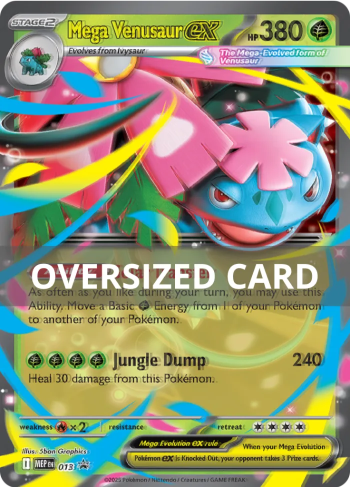 Mega Venusaur ex #MEP 013 MEP Black Star Promos Pokemon card