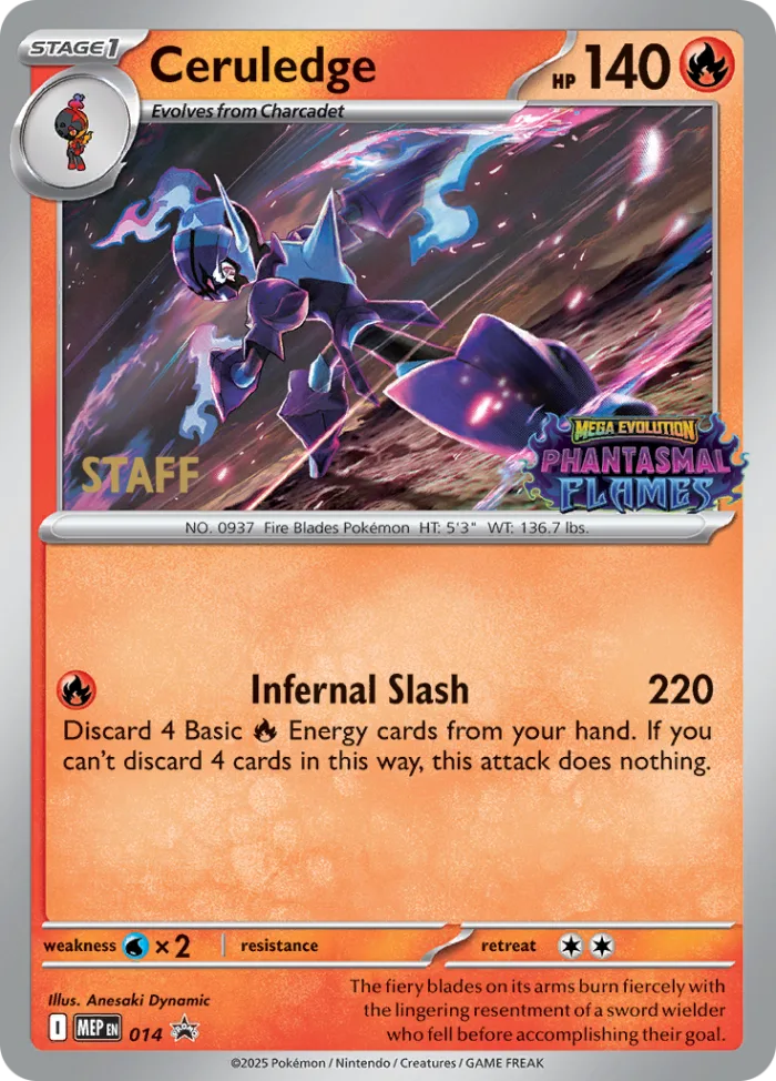 Ceruledge #MEP 014 MEP Black Star Promos Pokemon card