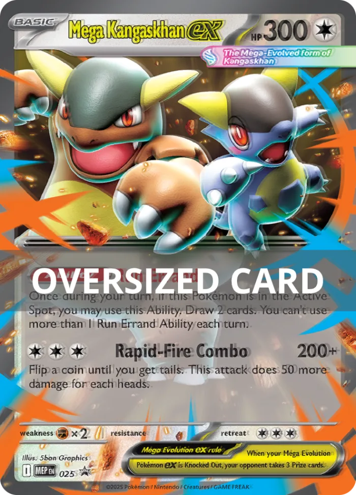 Mega Kangaskhan ex #MEP 025 MEP Black Star Promos Pokemon card