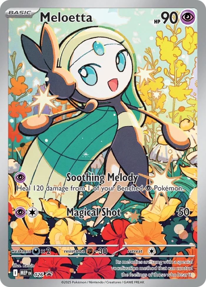 Meloetta #MEP 026 MEP Black Star Promos Pokemon card