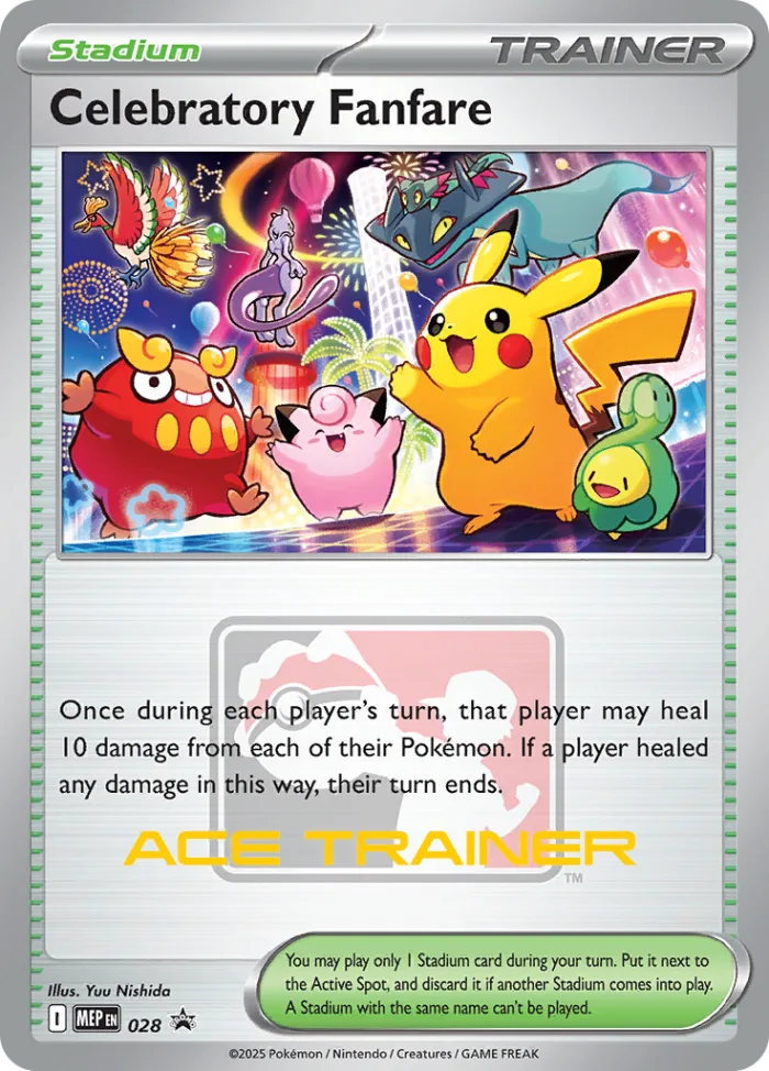 Celebratory Fanfare #MEP 028 MEP Black Star Promos Pokemon card