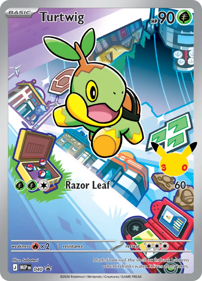 Turtwig #MEP 040 MEP Black Star Promos Pokemon card