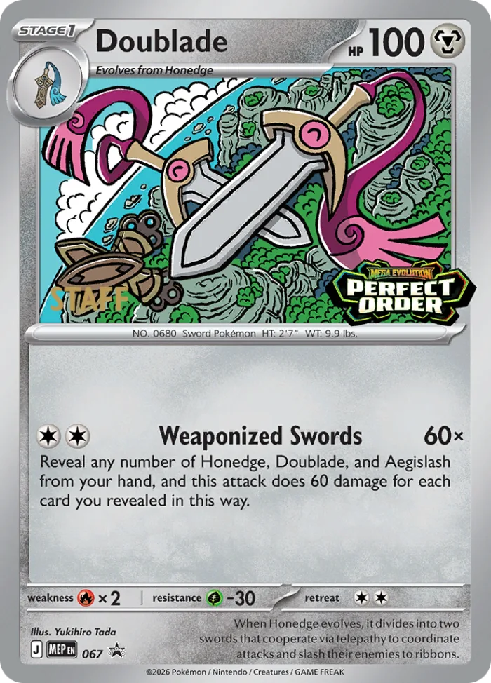 Doublade #MEP 067 MEP Black Star Promos Pokemon card