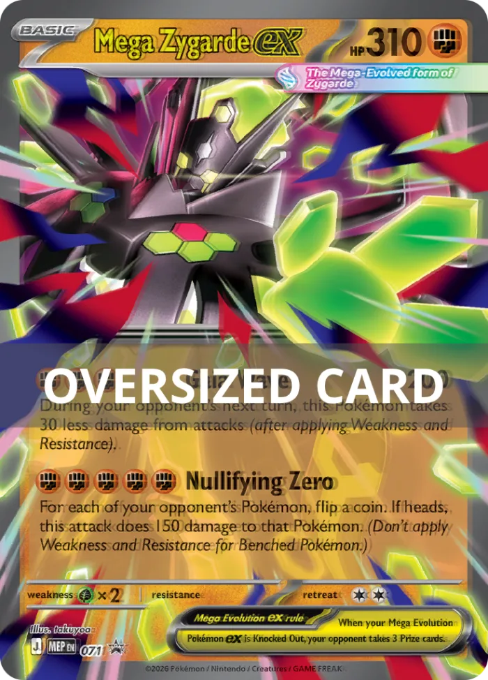 Mega Zygarde ex #MEP 071 MEP Black Star Promos Pokemon card