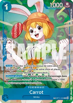 Carrot #OP11-049 Carrying on His Will One Piece card