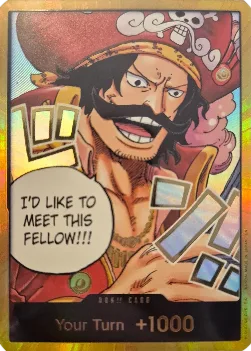 DON!! #OP13 Roger Carrying on His Will One Piece card