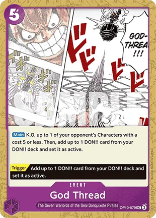 God Thread #OP10-079 Royal Blood One Piece card