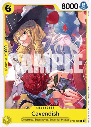 Cavendish #OP10-105 Royal Blood One Piece card