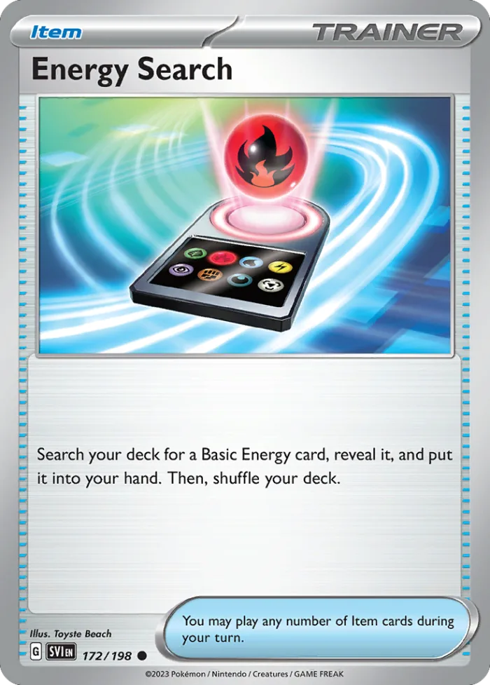 Energy Search #172 Scarlet & Violet Pokemon card