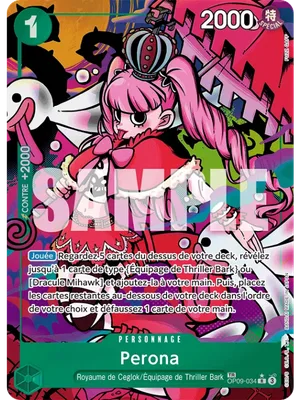 Perona #OP09-034 Royal Blood One Piece card