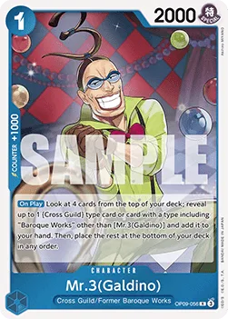Mr.3(Galdino) #OP09-056 Emperors in the New World One Piece card