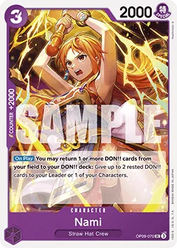 Nami #OP09-070 Emperors in the New World One Piece card