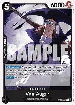 Van Augur #OP09-083 Emperors in the New World One Piece card