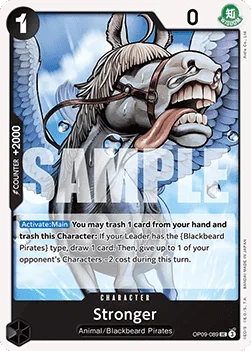 Stronger #OP09-089 Emperors in the New World One Piece card