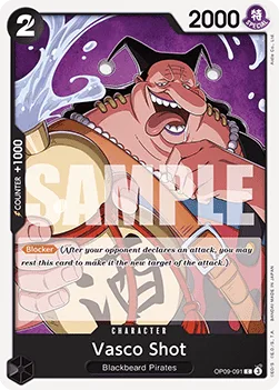 Vasco Shot #OP09-091 Emperors in the New World One Piece card