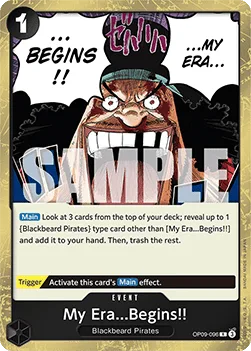 My Era...Begins!! #OP09-096 Emperors in the New World One Piece card
