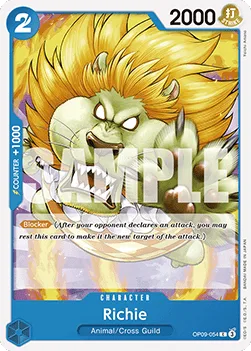 Richie #OP09-054 Emperors in the New World One Piece card