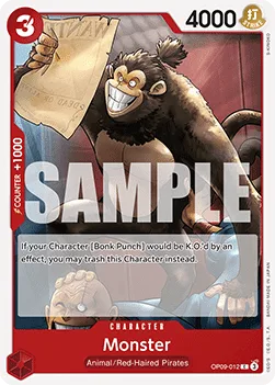Monster #OP09-012 Emperors in the New World One Piece card