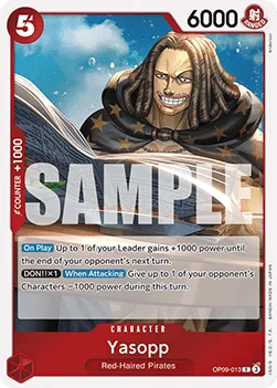 Yasopp #OP09-013 Emperors in the New World One Piece card