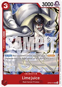 Limejuice #OP09-014 Emperors in the New World One Piece card