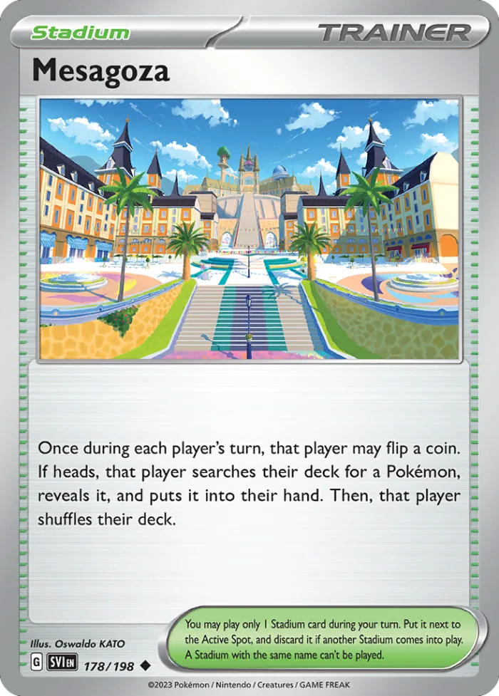 Mesagoza #178 Scarlet & Violet Pokemon card