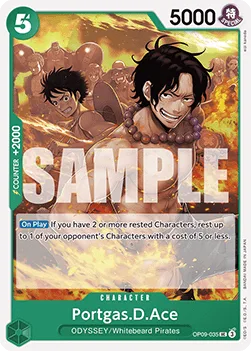 Portgas.D.Ace #OP09-035 Emperors in the New World One Piece card