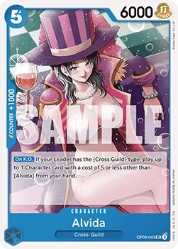 Alvida #OP09-043 Emperors in the New World One Piece card