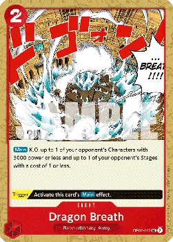 Dragon Breath #OP07-017 500 Years in the Future One Piece card