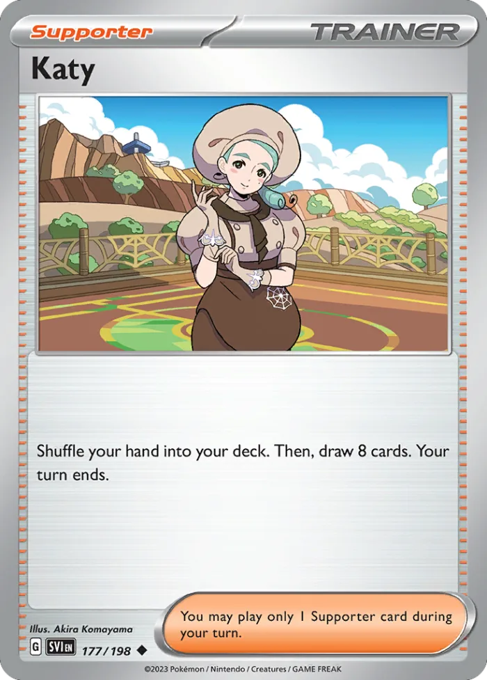 Katy #177 Scarlet & Violet Pokemon card