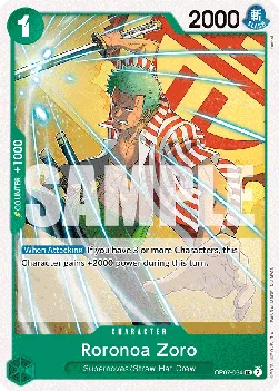 Roronoa Zoro #OP07-034 500 Years in the Future One Piece card
