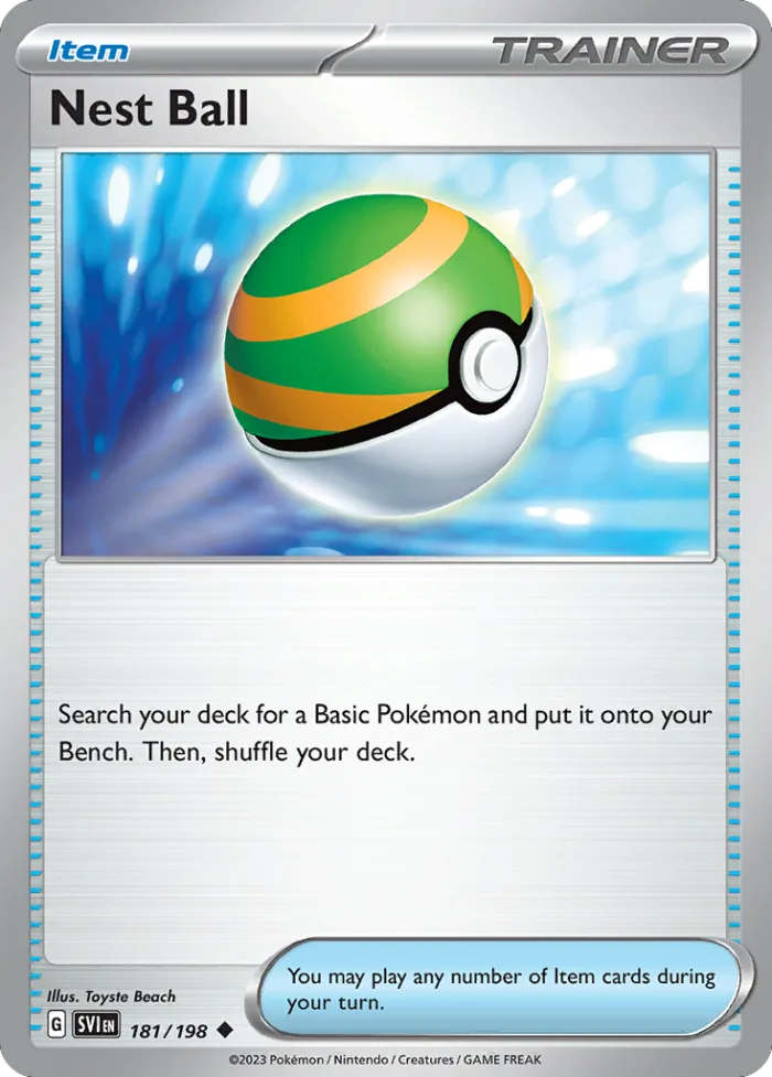 Nest Ball #181 Scarlet & Violet Pokemon card