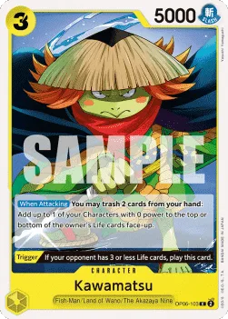 Kawamatsu #OP06-103 Wings of the Captain One Piece card
