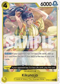 Kikunojo #OP06-104 Wings of the Captain One Piece card