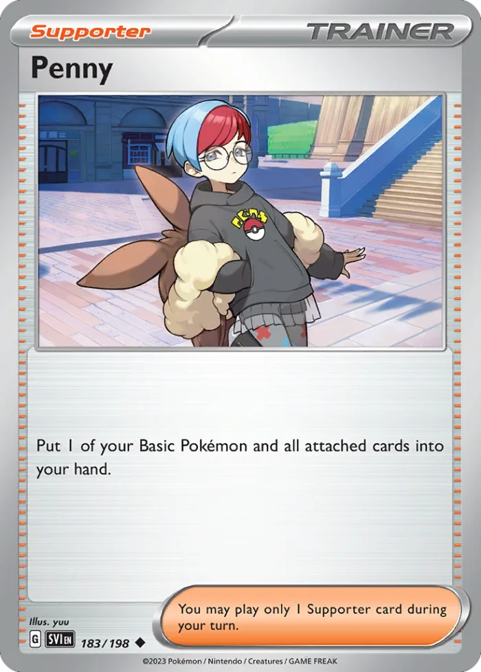 Penny #183 Scarlet & Violet Pokemon card