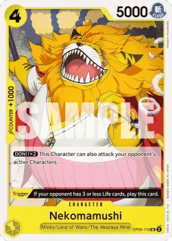 Nekomamushi #OP06-110 Wings of the Captain One Piece card