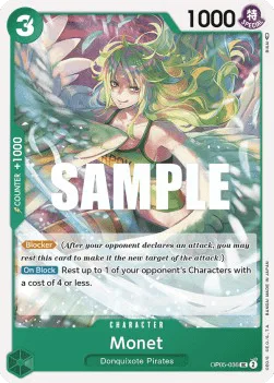 Monet #OP05-036 Awakening of the New Era One Piece card
