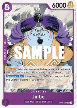 Jinbe #OP05-066 Awakening of the New Era One Piece card