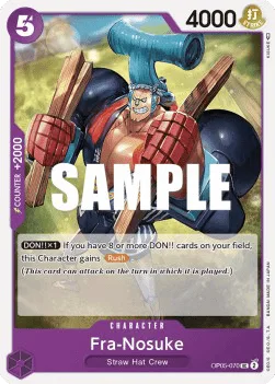 Fra-Nosuke #OP05-070 Awakening of the New Era One Piece card