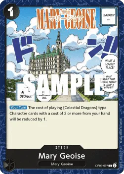 Mary Geoise #OP05-097 Awakening of the New Era One Piece card