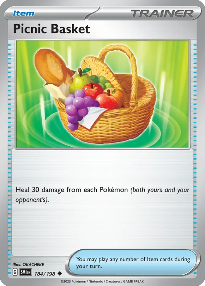 Picnic Basket #184 Scarlet & Violet Pokemon card