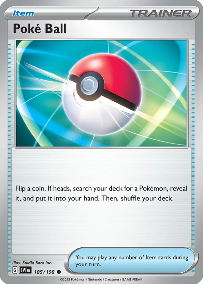 Poké Ball #185 Scarlet & Violet Pokemon card