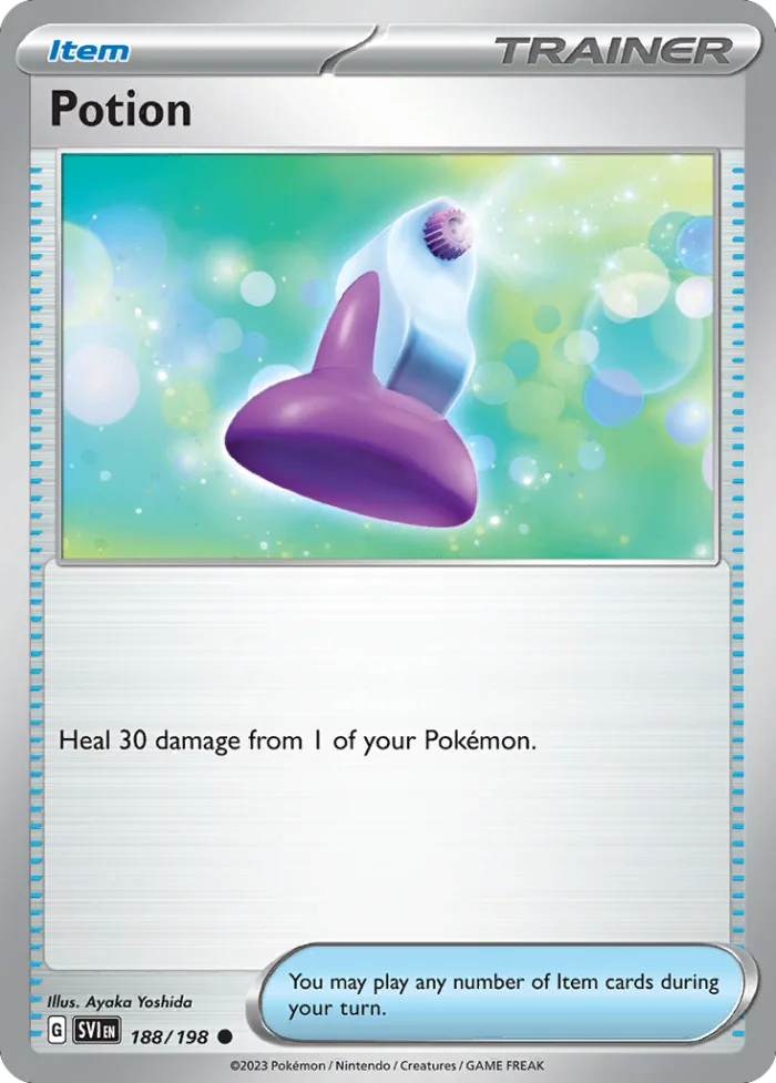 Potion #188 Scarlet & Violet Pokemon card