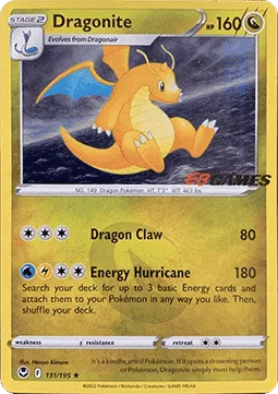 Dragonite #SIT 131 Silver Tempest Pokemon card