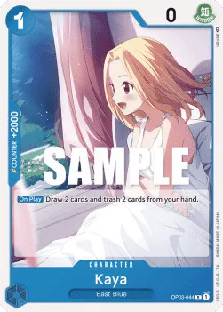 Kaya #OP03-044 Pillars of Strength One Piece card