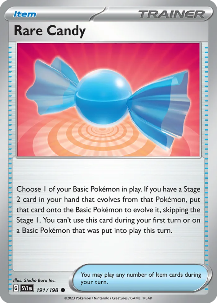Rare Candy #191 Scarlet & Violet Pokemon card