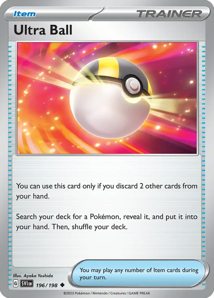 Ultra Ball #196 Scarlet & Violet Pokemon card