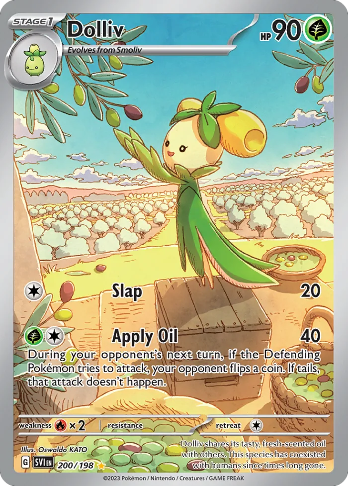 Dolliv #200 Scarlet & Violet Pokemon card