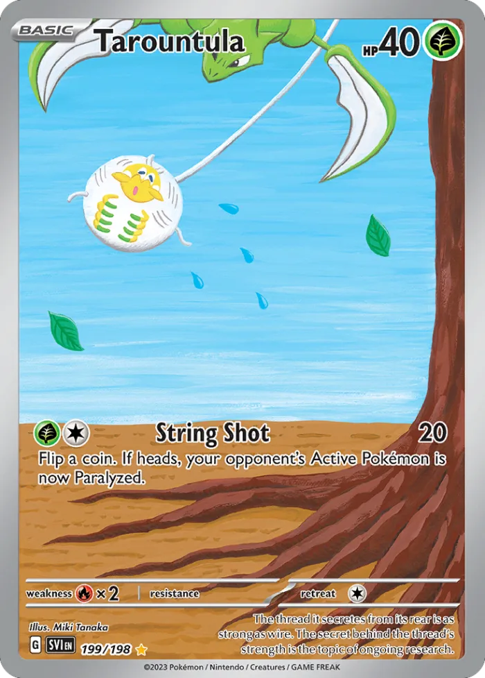 Tarountula #199 Scarlet & Violet Pokemon card