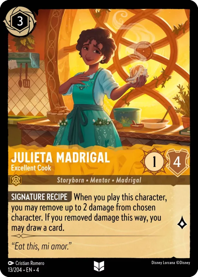 Julieta Madrigal #13 Ursula's Return Disney Lorcana card