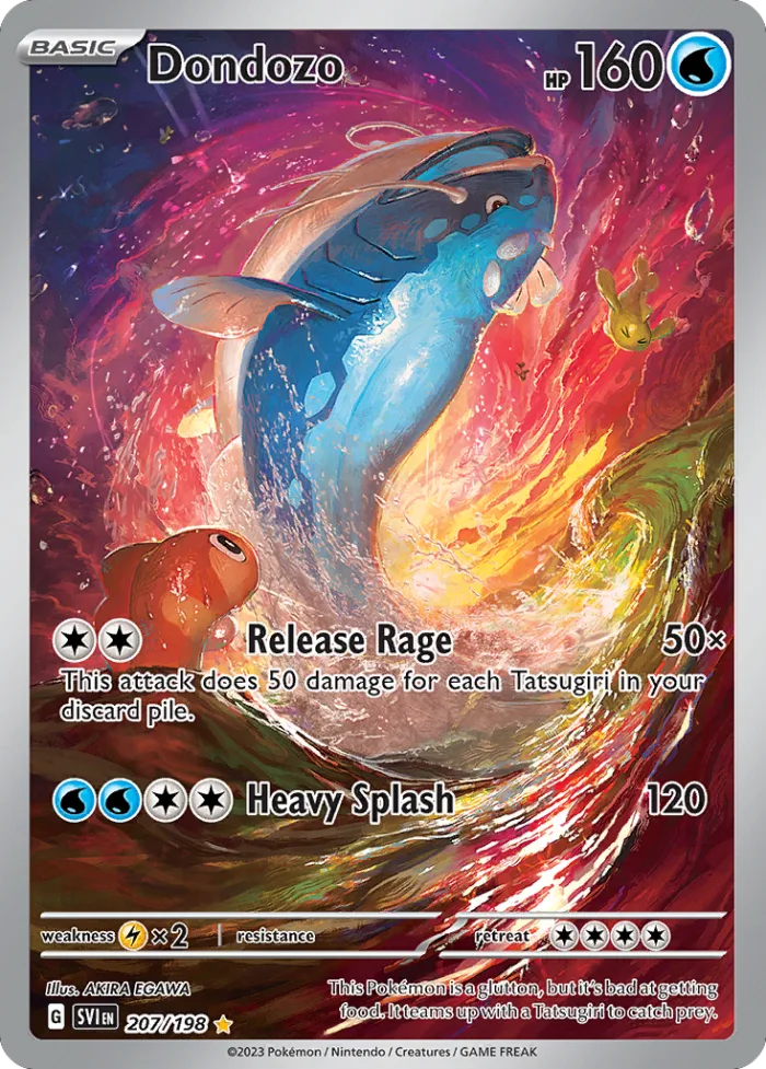 Dondozo #207 Scarlet & Violet Pokemon card